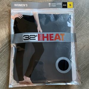 32 Degrees Women’s Black Base Layer Pant NIP